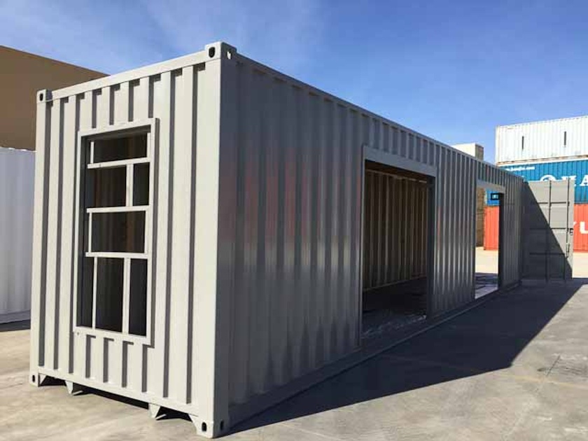 40ft High Cube Container Conversion - ContainerTech