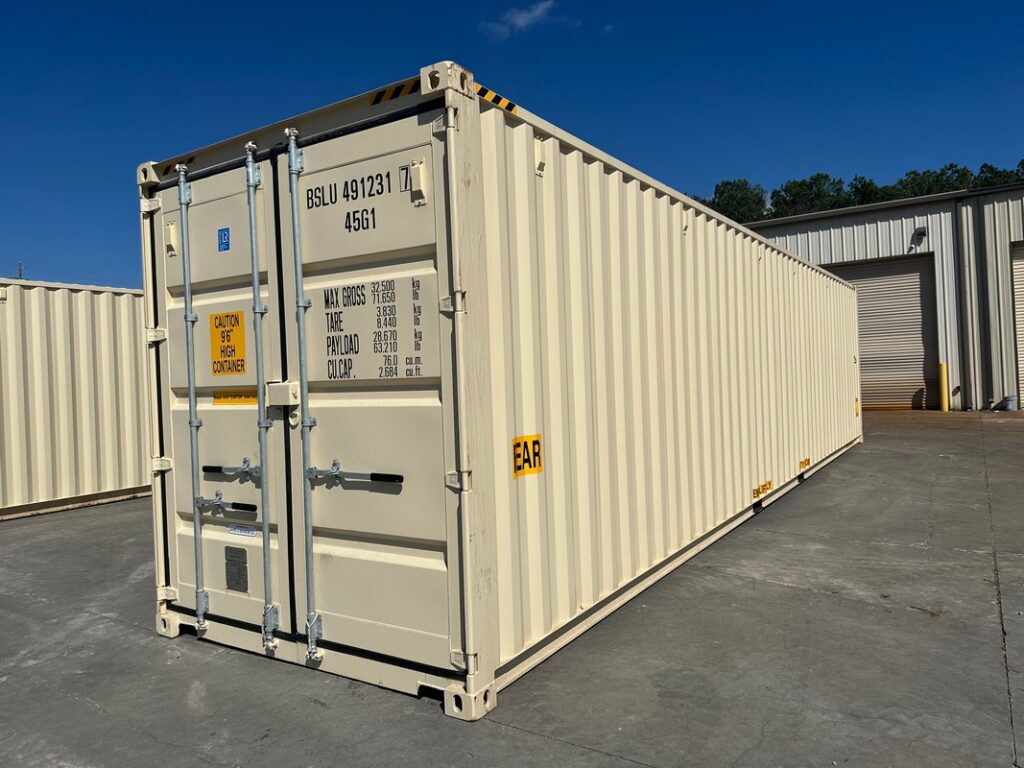 New 40’HC Double Door Container - ContainerTech