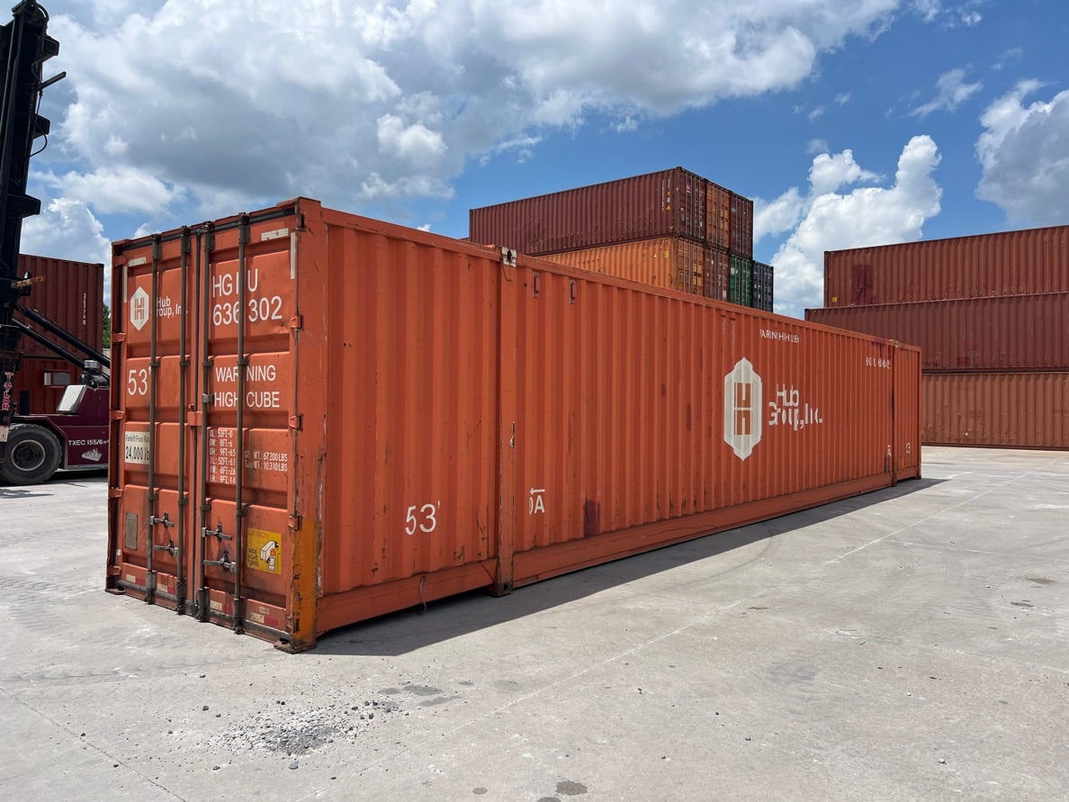 storage container on lot